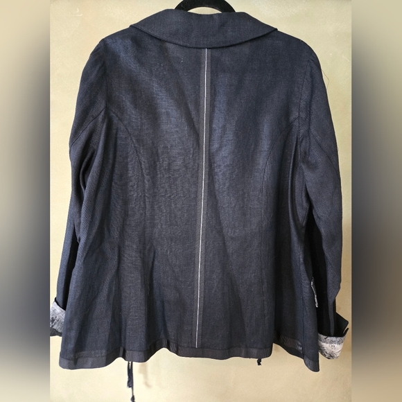 Jane & John | Women's Black and Gray Linen Vest & Pants, Size XL - Picture 13 of 16